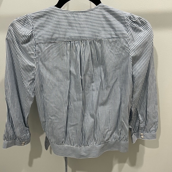 Madewell blue stripped blouse XS - Picture 2 of 4
